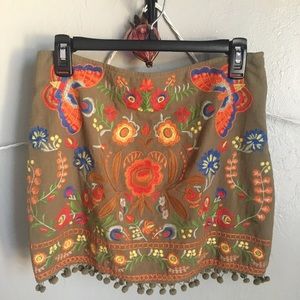 Mini Skirt w/ Front Detail